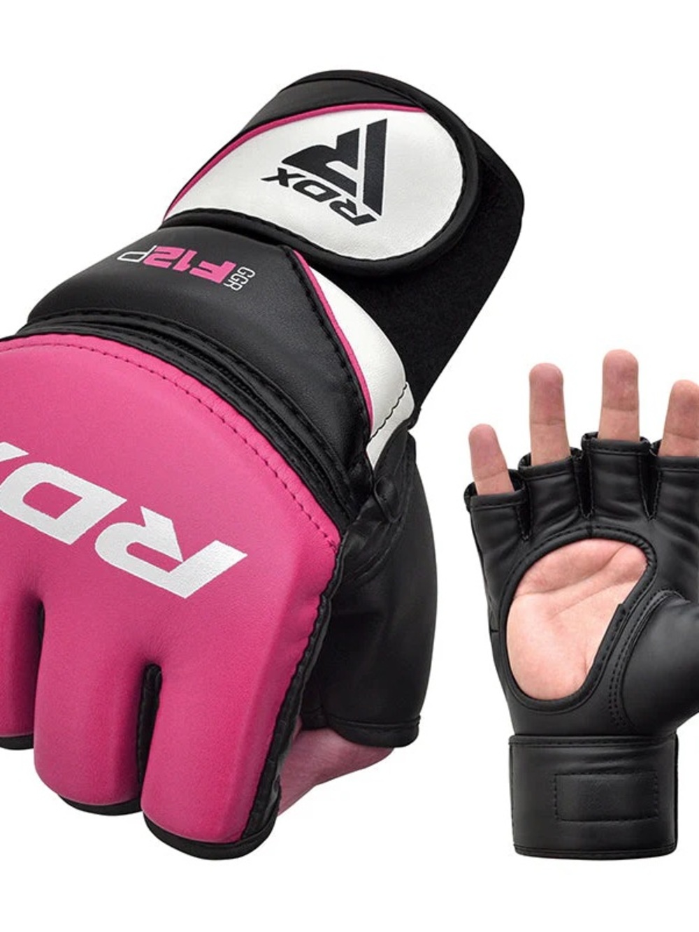 Women's Pink MMA Grappling Gloves